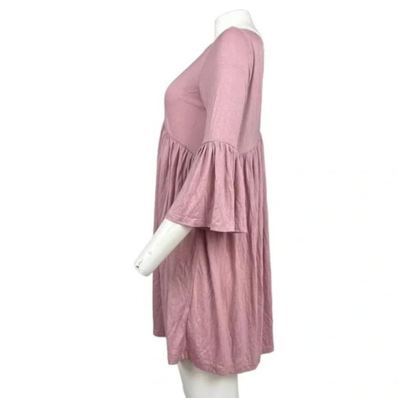 Boho Dress Mauve - Picture 2 of 3